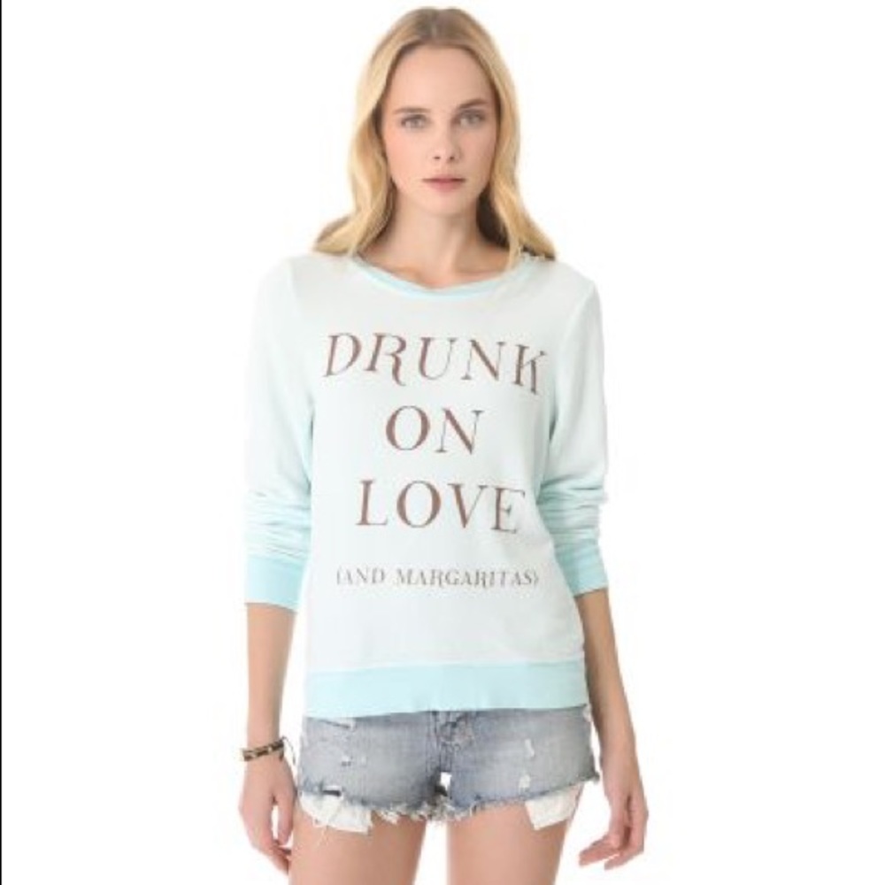 EUC Wildfox Drunk on Love (and Margaritas) Top